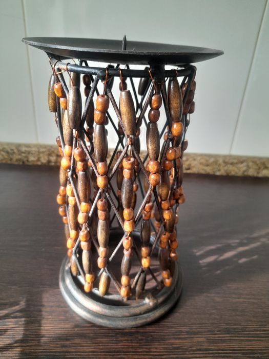 Conjunto de Centro de Mesa e Castiçal