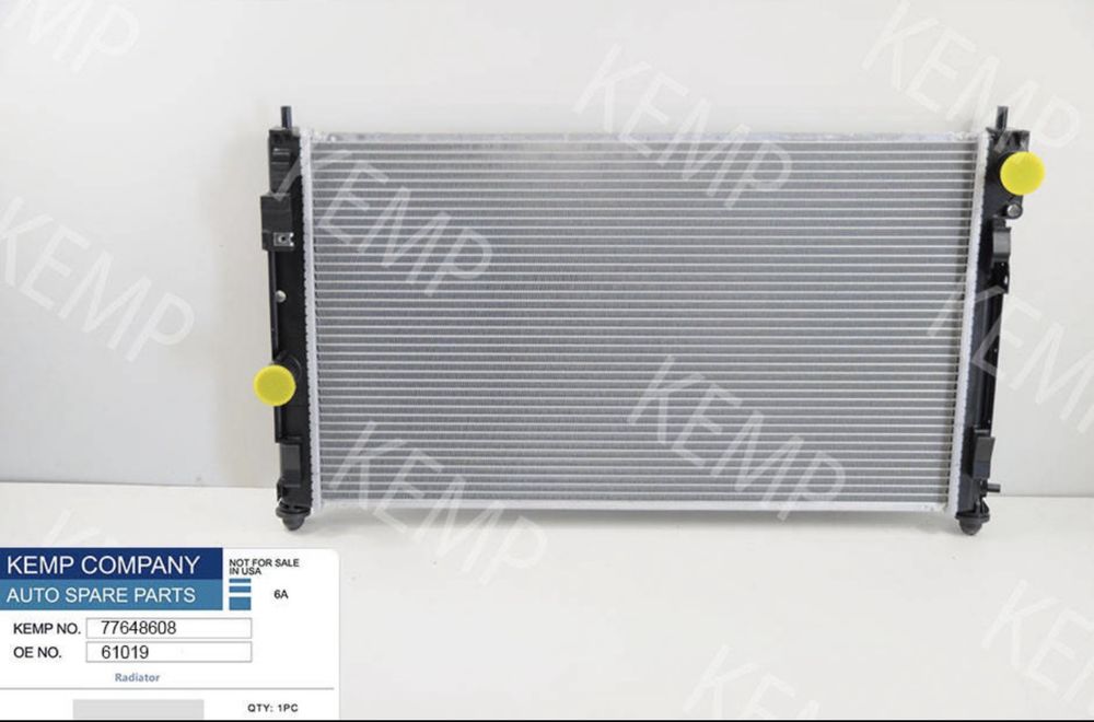 Радіатор Jeep Compas Patriot Dodge Kaliber 07->700*395 плоскі соти