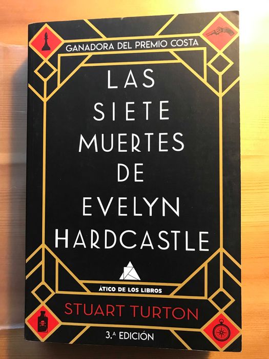 Las siete muertes de Evelyn Hardcastle S.Turton  książka po hiszpańsku