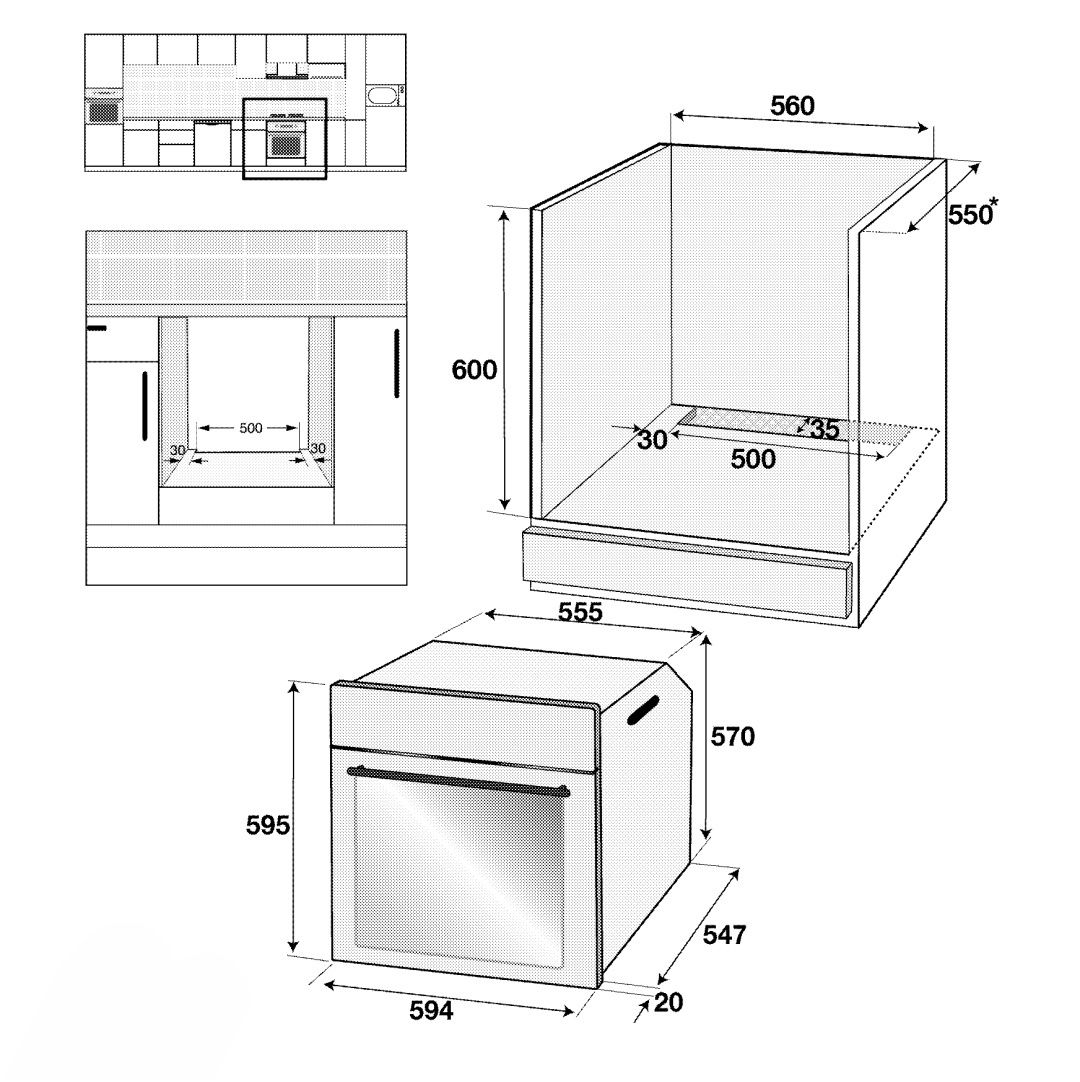 Вбудована електропіч Beko ΟΙΜ 25300 X