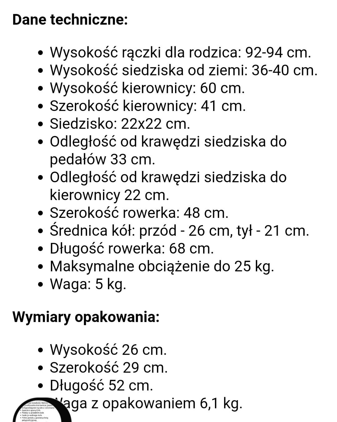 Rowerek trójkołowy Q-Play Elitę 2in1