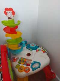 Stolik interaktywny sensoryczny Happy Hipo tor piłeczek dla niemowląt