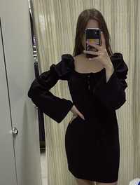 мини-платье чёрного цвета