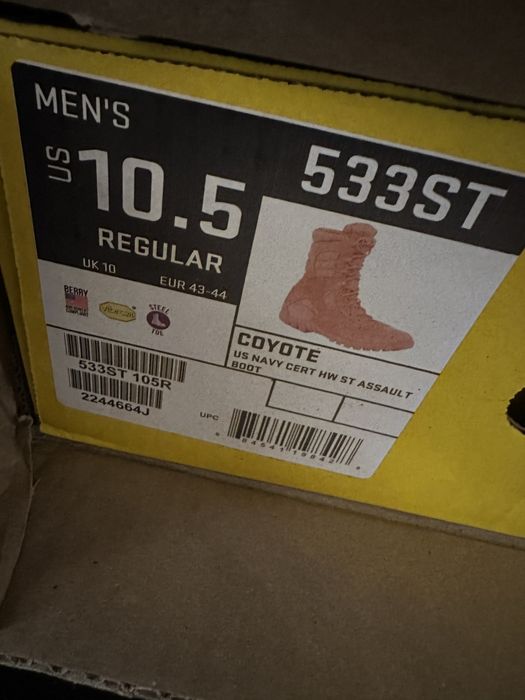 Берці Bellewill 533ST розмір 10.5 US (43-44EU)