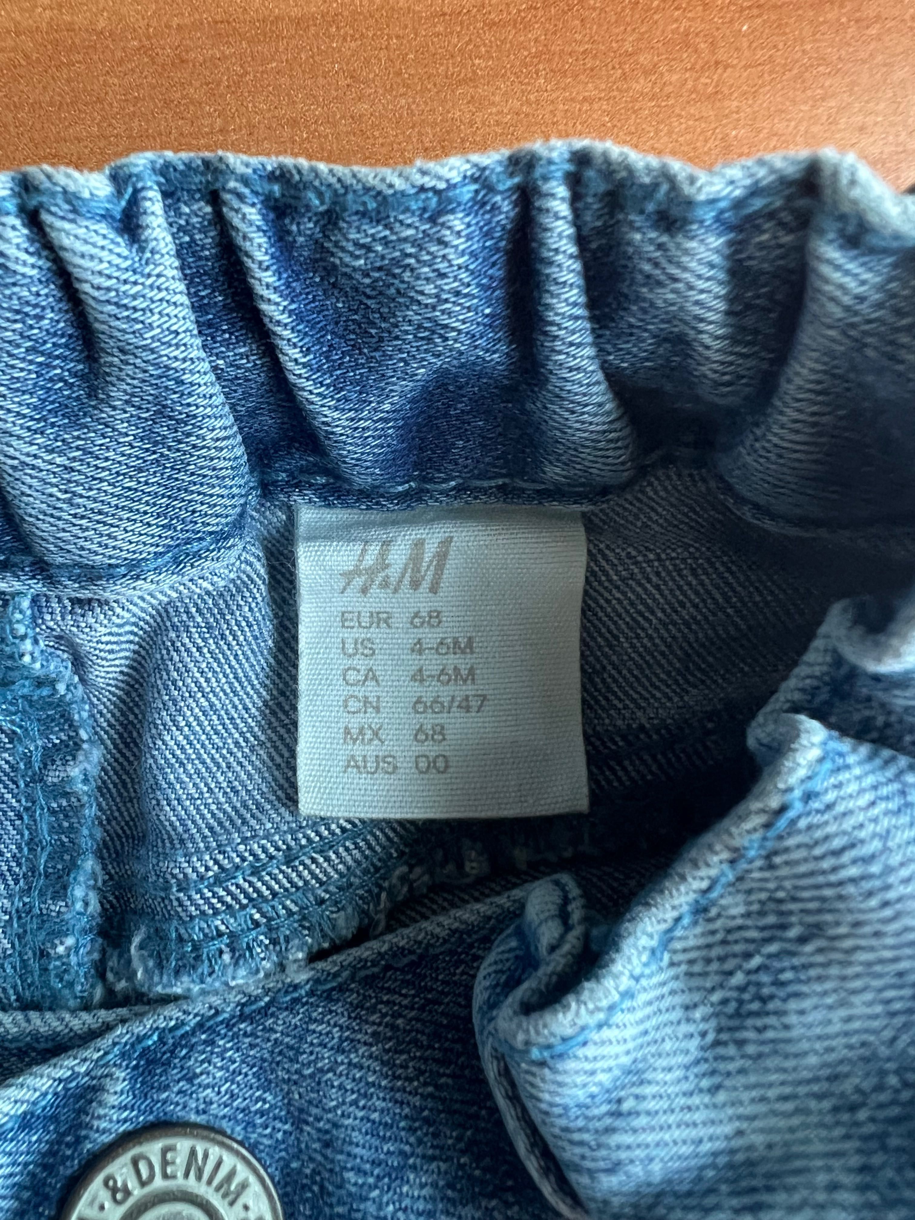 NOWE!! H&M spodnie jeansowe rozmiar 68