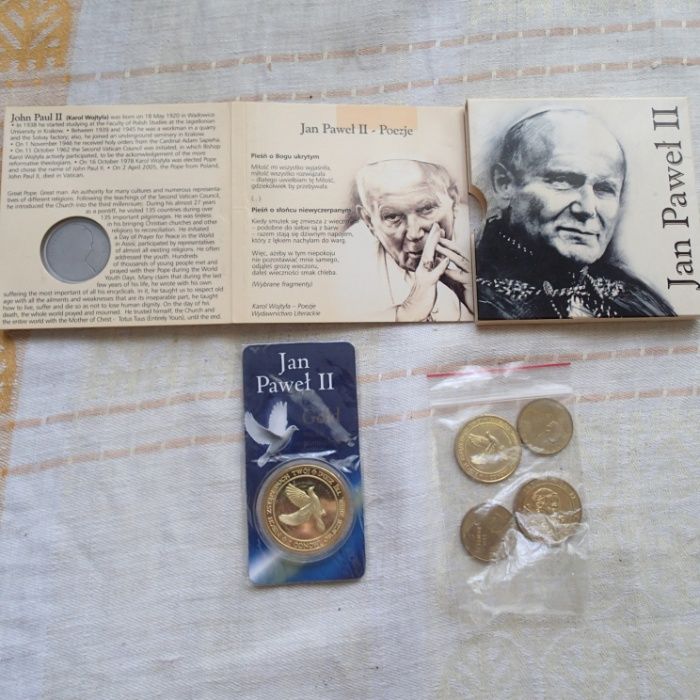 Памятная, сувенирная монета Иоан Павел 2
