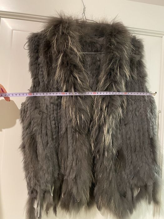 Kamizelka futro naturalne