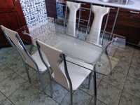 Używane nowoczesne krzesła kuchenne w dobrym stanie - 4 sztuki
