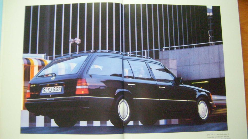 MERCEDES W124 T-Modell / kombi S124 '92 - prospekt 48 str. stan BDB !