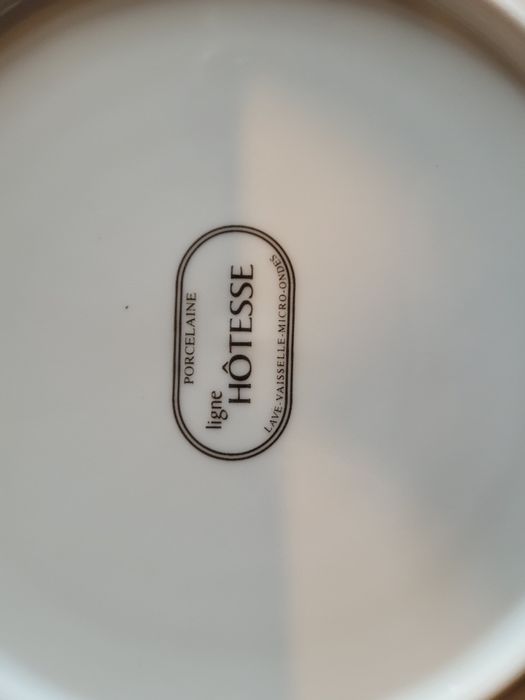 Hotesse porcelana duzy talerz kolekcjonerski PRL