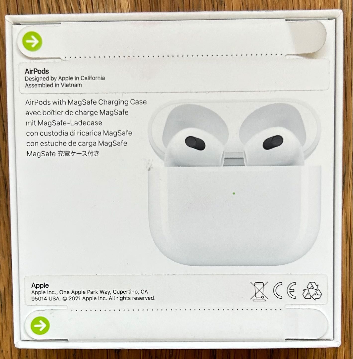 Auriculares Apple AirPods (3.ª geração)- novos, 3 anos de garantia