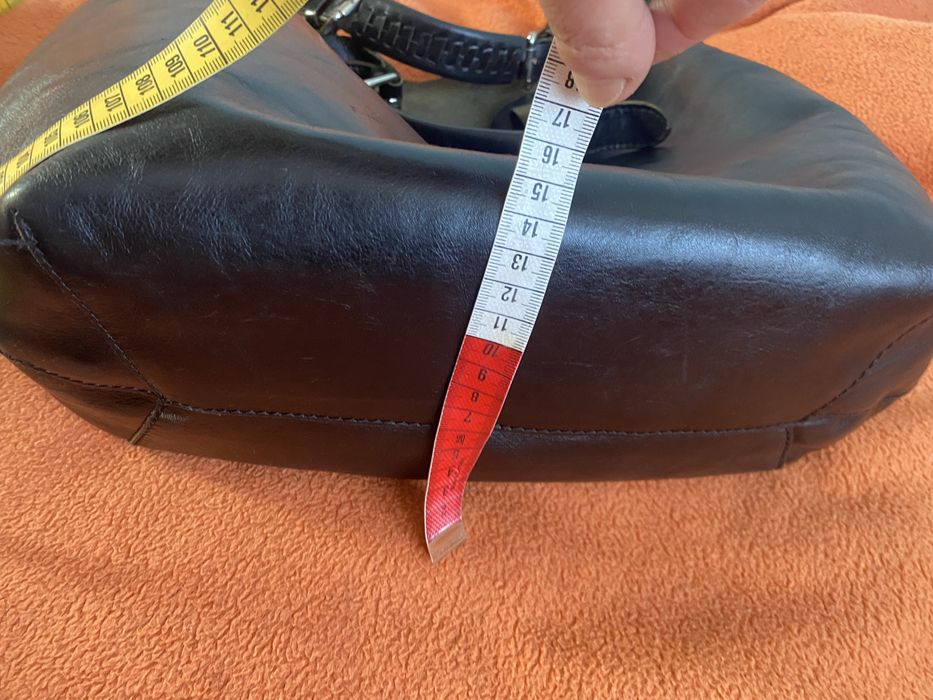 Torba skóra duża czarna