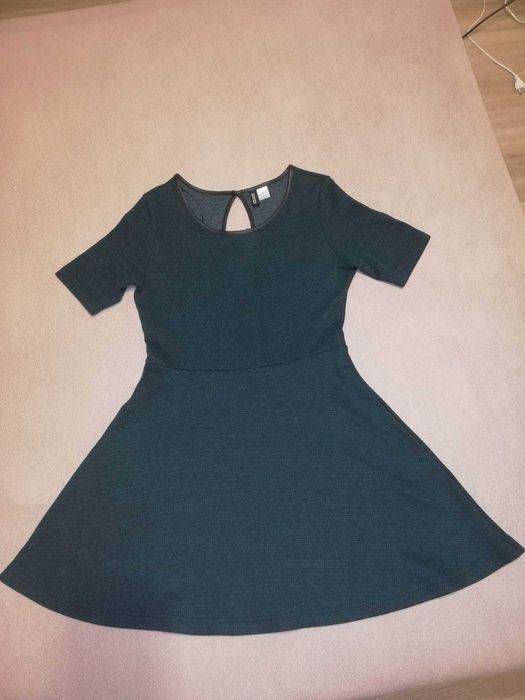 zielona sukienka H&M