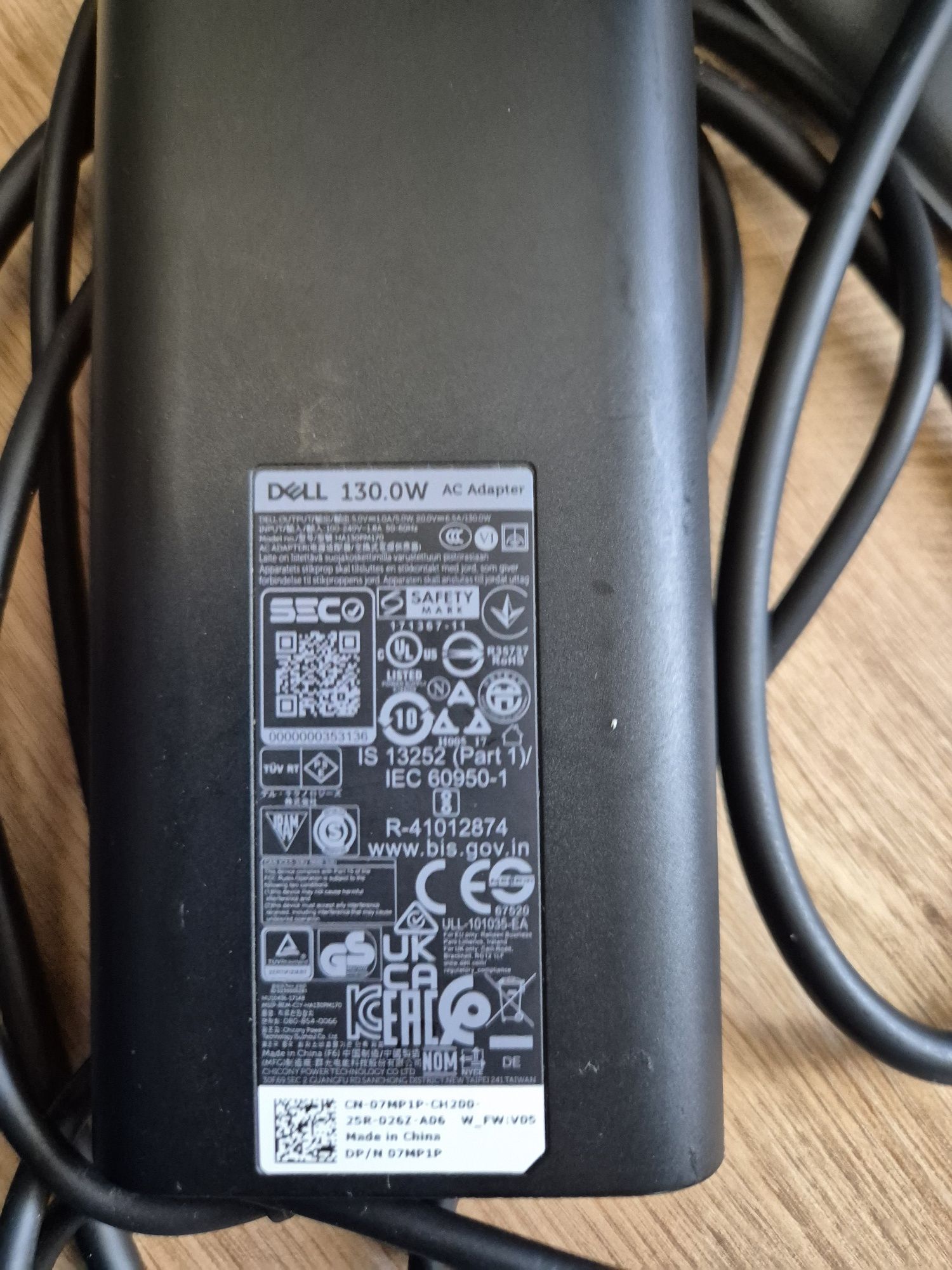 Oryginalny zasilacz Dell 130W USB-C
