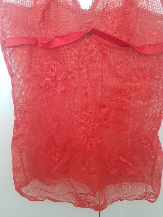 koronkowa bluzka na ramiączkach S