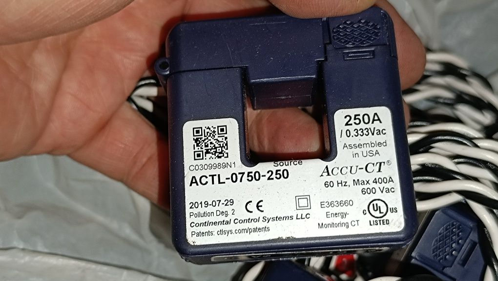 Лічильник. Счётчик. Енерго монітор.  Watt node modbus WNC-3y-400-MB