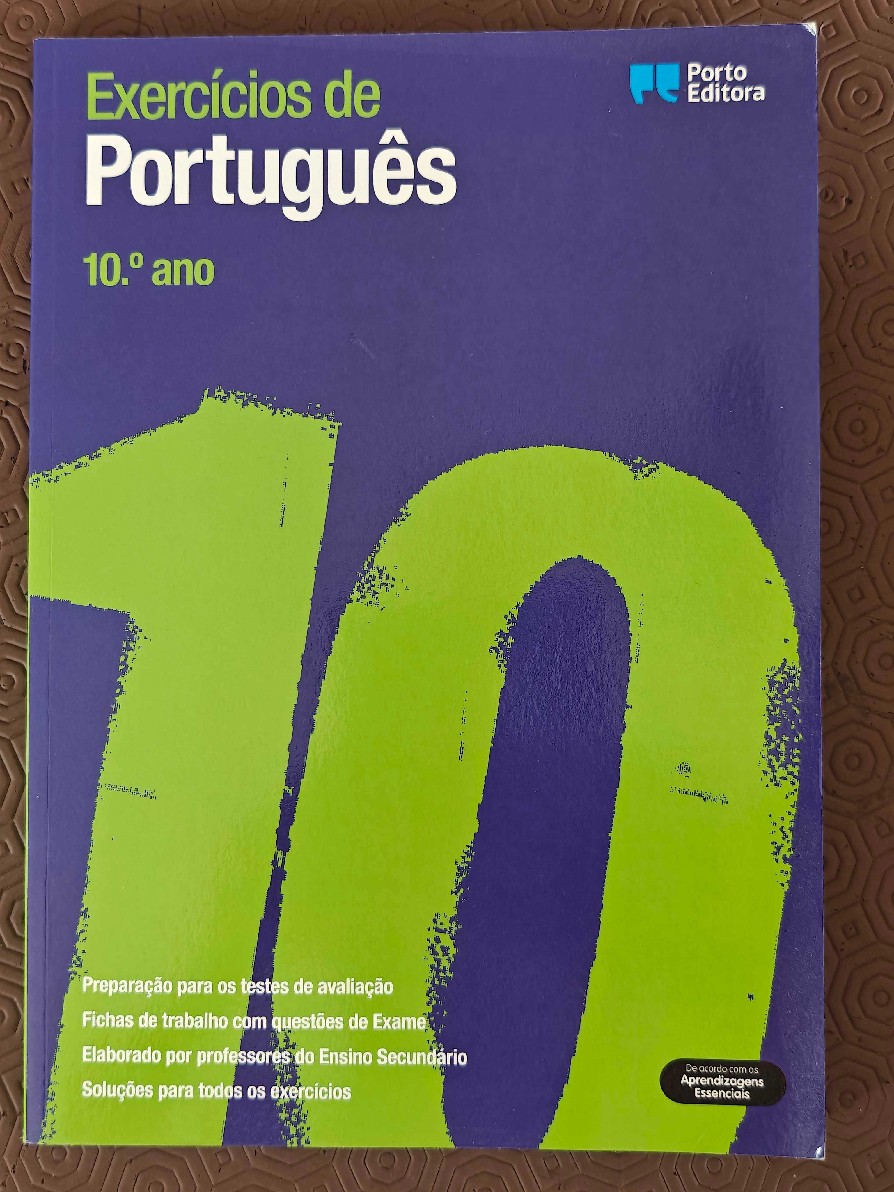 Livro Exercícios de Português - 10.º Ano NOVO