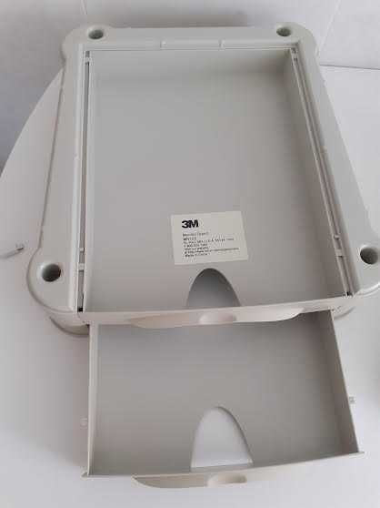 Bloco de 2 gavetas, 3M, para base de PC.