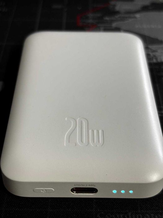 Powerbank Baseus Magnetic Mini 6000Mah 20W Biały