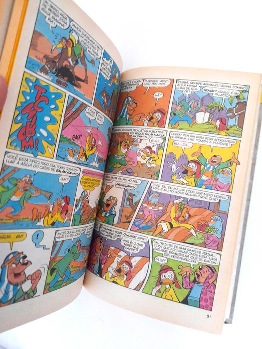 Livro Vintage de BD Disney Especialíssimo Número 18 Coleção Anos 80
