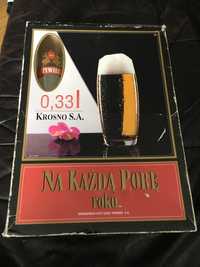 Pokale ŻYWIEC / KROSNO S.A / 0,33 / Nowe / Szklanki do piwa 1996 r