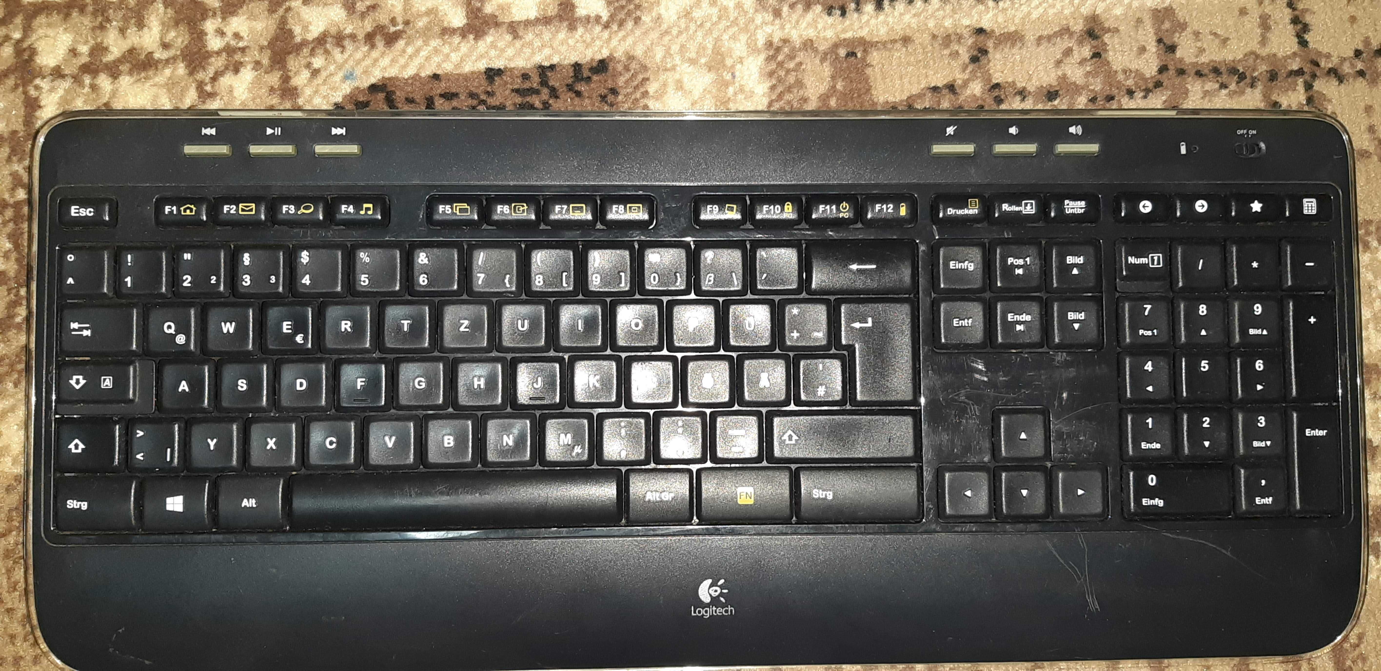 Клавіатура Logitech Wireless K520 бездротова, без приймача  unifying