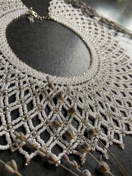 Подарунок, прикраси, кольє, силянка, бісерна прикраса