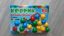 Іграшка мозаїка "Килимок ТехноК", 80 деталей
