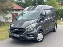 Ford TRANSIT CUSTOM  Serwisowany Bezwypadkowy Long Klima 3 os L2 H2 2.0 Diesel