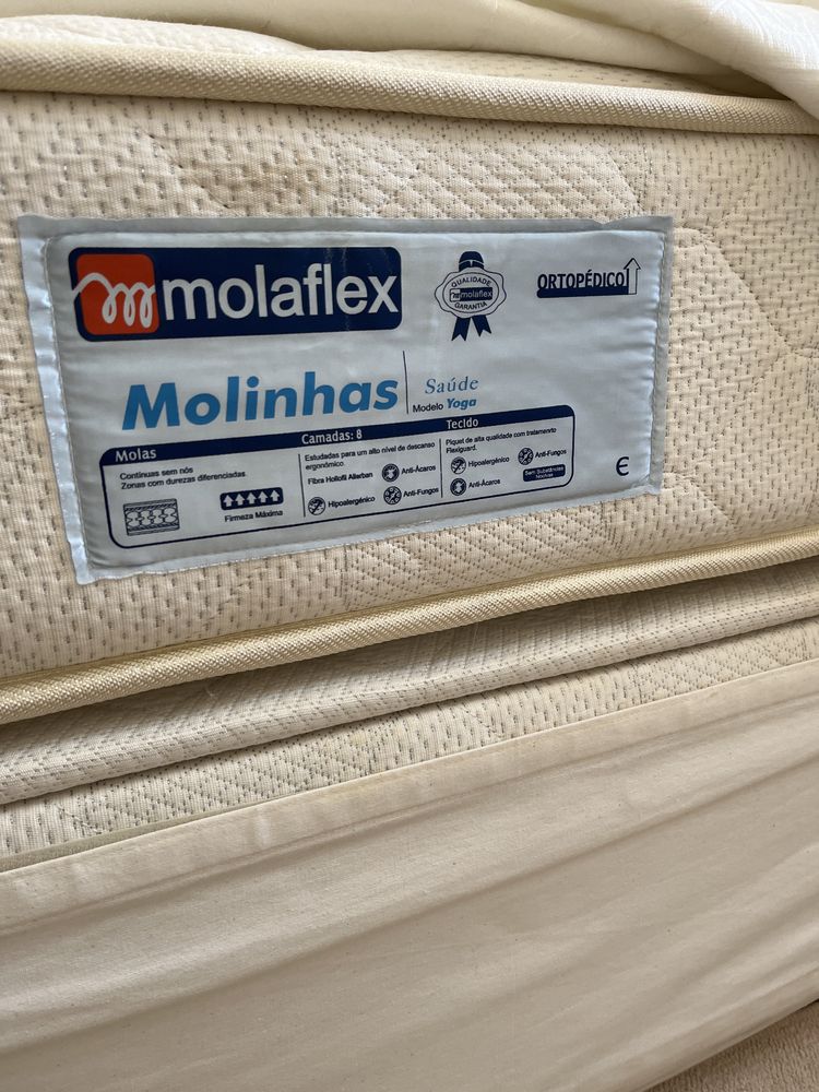 Sommier Molaflex single com colchão