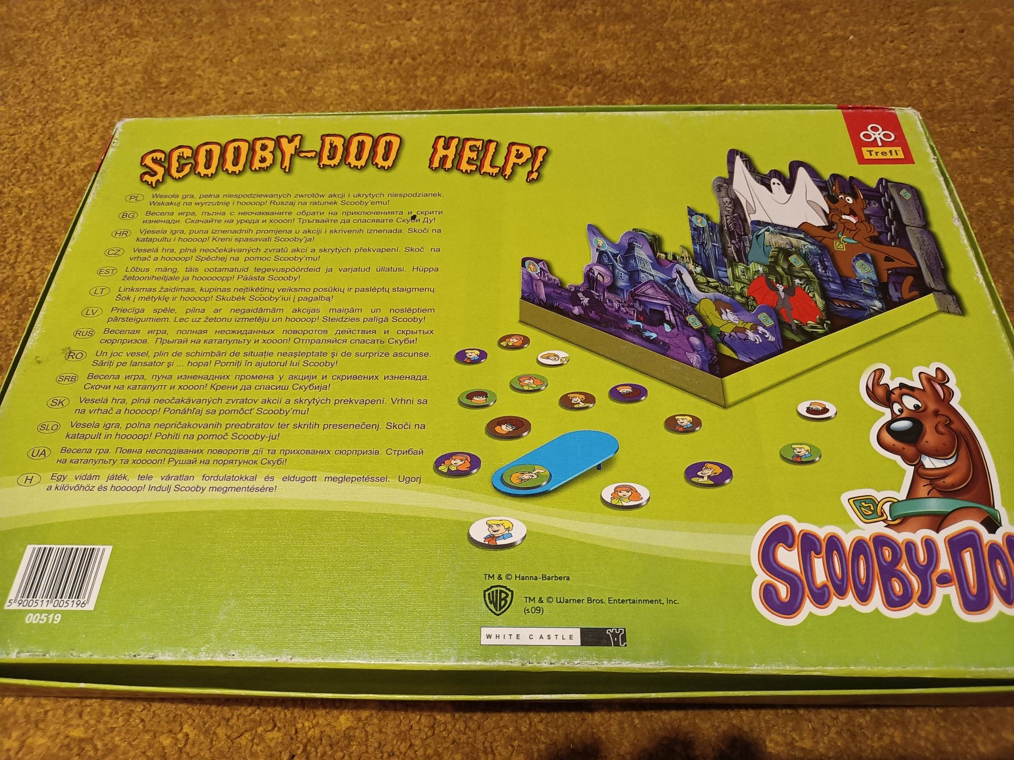Scooby doo help gra planszowa Trefl