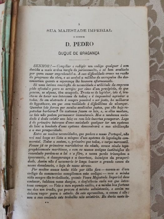 Código Comercial Português 1879 para Colecionador