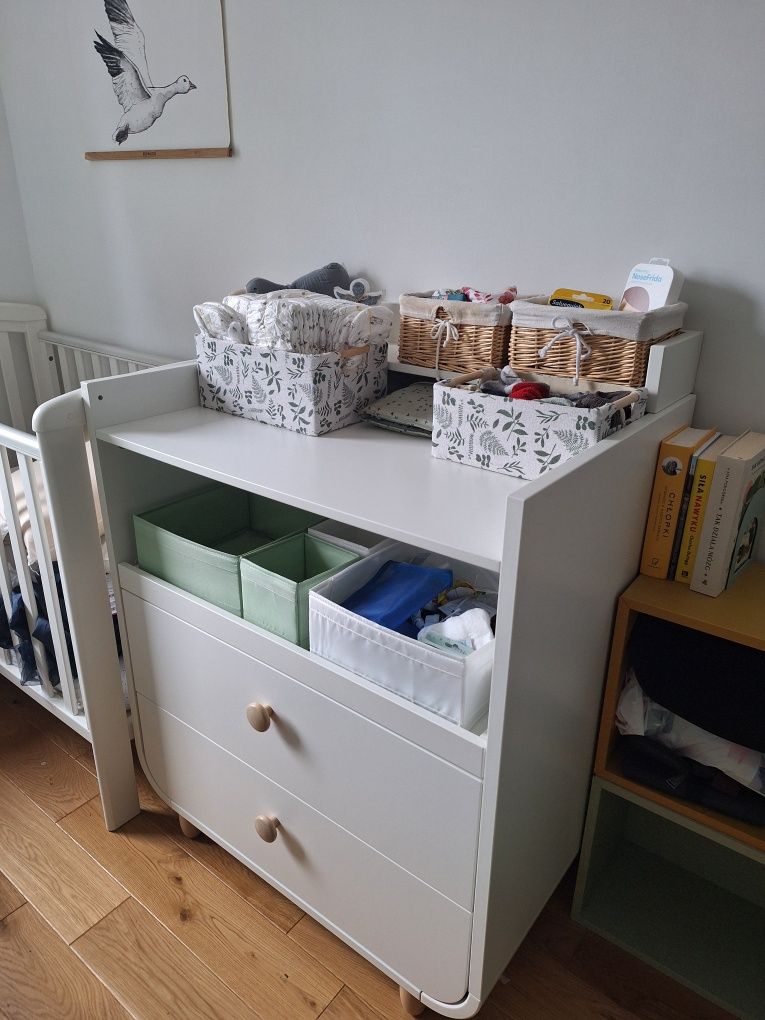 Komoda myllra, myrlla, biała, niemowlęca, Ikea