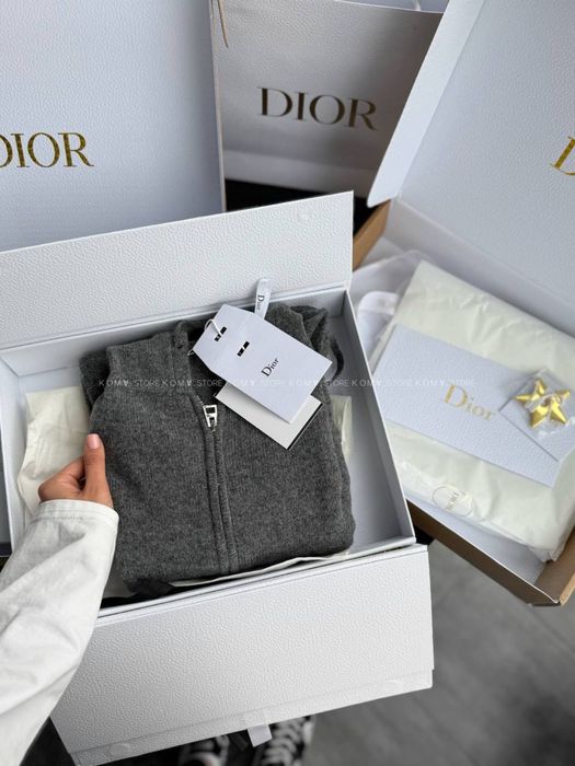 Кофта кардиган Hooded Zipped Cardigan DIOR