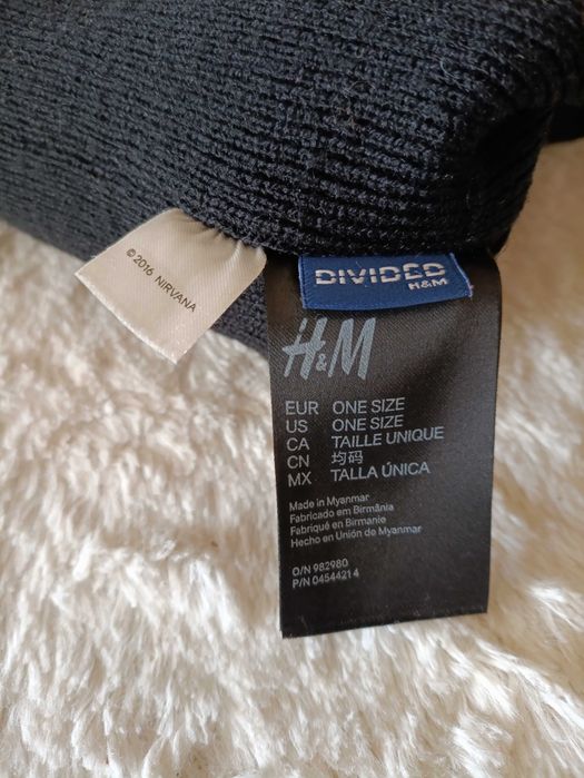 Czapka z żółtym logo Nirvana haftowana Rozmiar uniwersalny