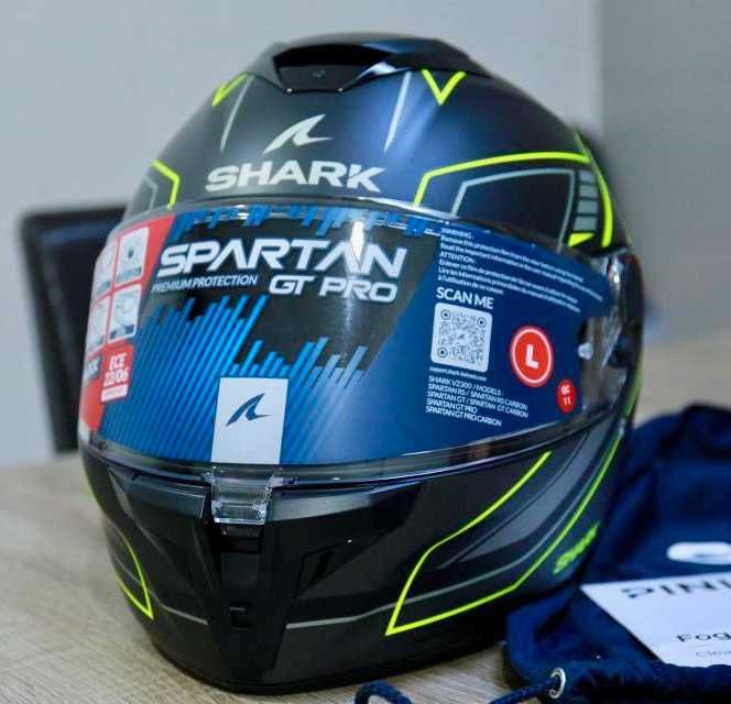 Capacete NOVO Shark Spartan GT Pro Toryan Matt. 45% Desconto. Tam M-L