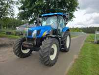 New Holland T6070 ELITE  amortyzowana oś i kabina ORYGNIAŁ hamulce pneumatyczne nowe opony