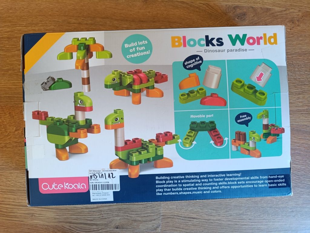 Klocki dinozaur Blocks World