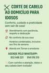 “Corte de cabelo ao domicílio