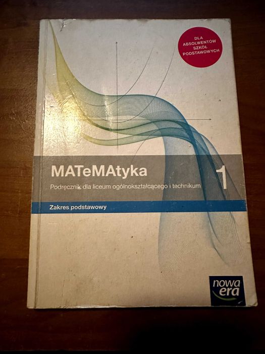 Książka Matematyka 1 Zakresy podstawowy
