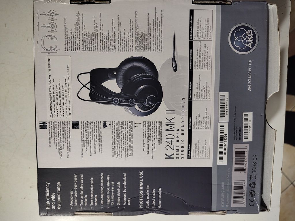 Słuchawki AKG k240 MkII