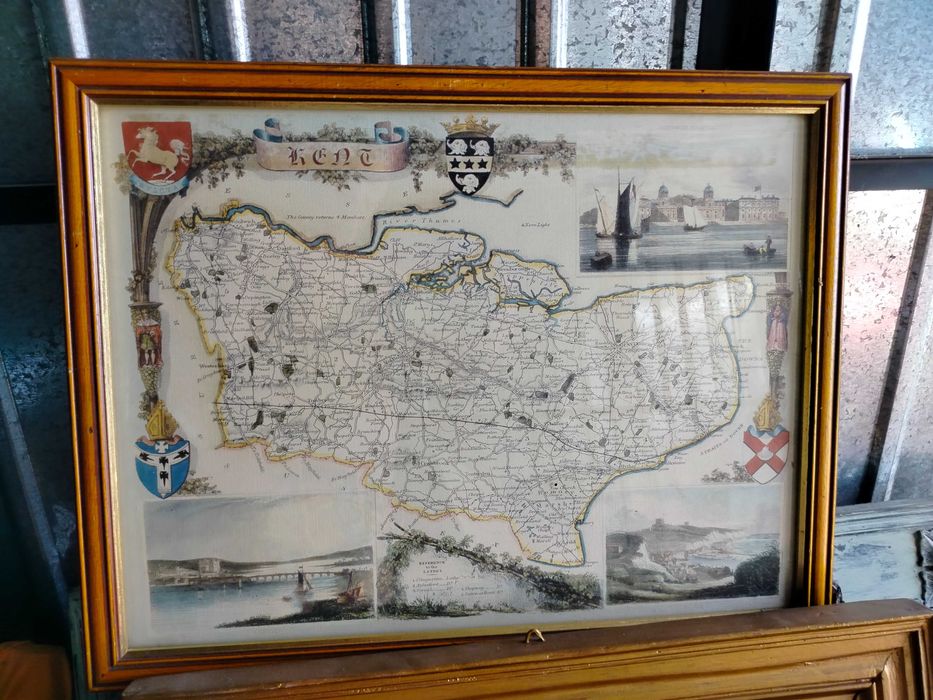 Mapa obraz fajna grafika na sciane