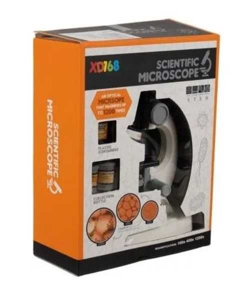 Mikroskop edukacyjny Kruzzel 1200x z akcesoriami