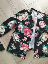 Nowa elegancka kurtka w kwiaty damska Emery rose M