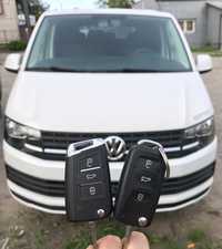 Kluczyk VW z kodowaniem, Transporter Golf Passat, immobilizer, Warka