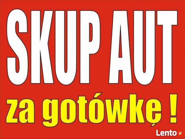 Auto Skup Aut Samochodów Za Gotówkę, Każdy rocznik, Kraków i okolice