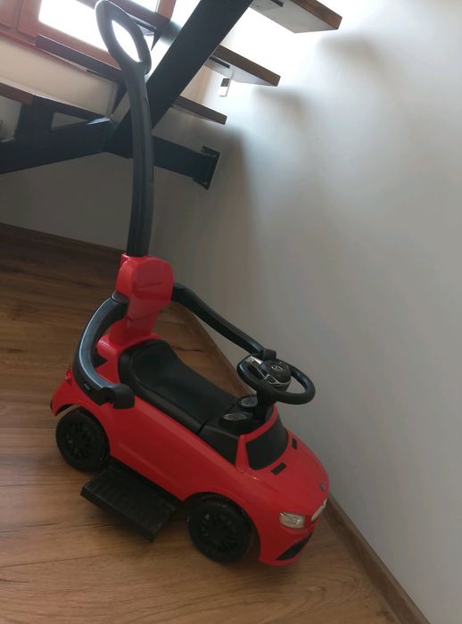 Jeździk 3 w 1 pchacz autko odpychacz Mercedes