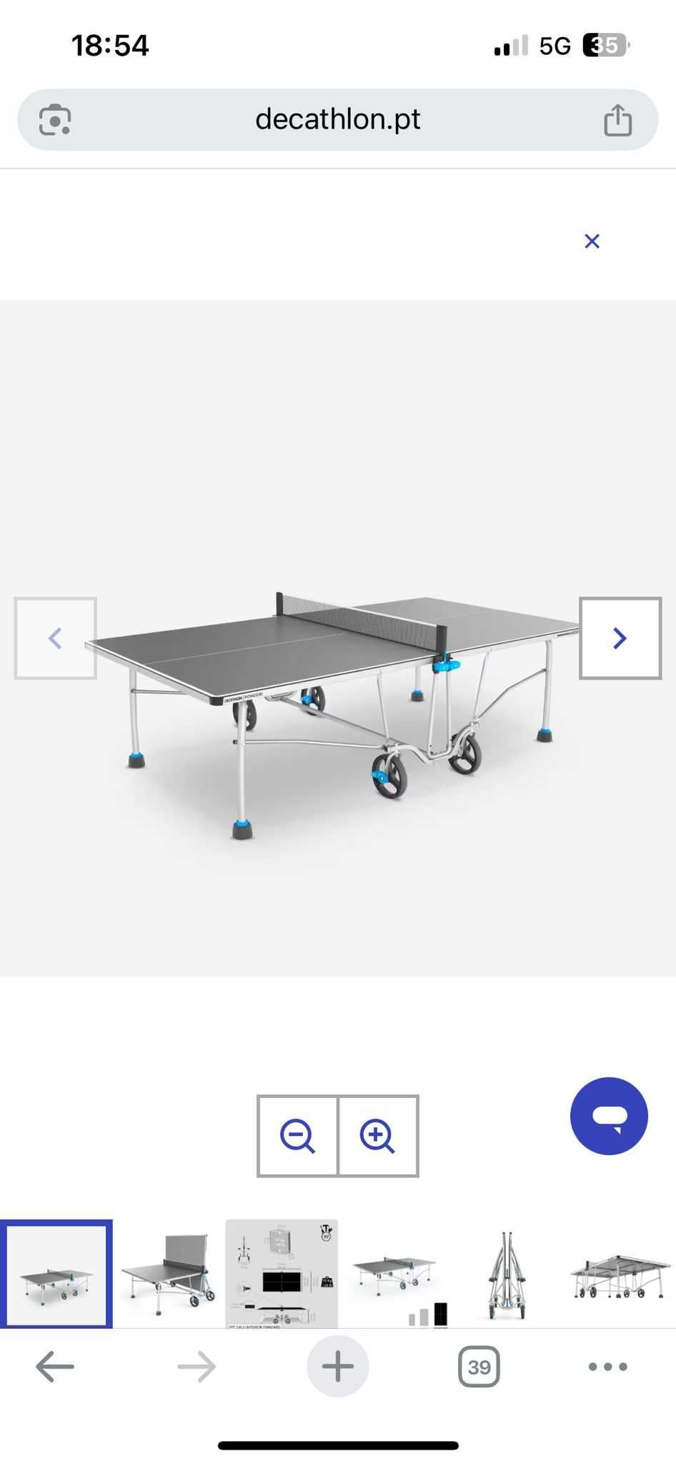 mesa ping pong usada pongori