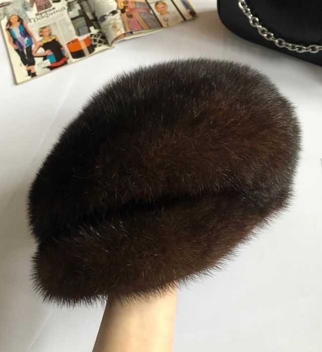 Натуральная норковая шапка