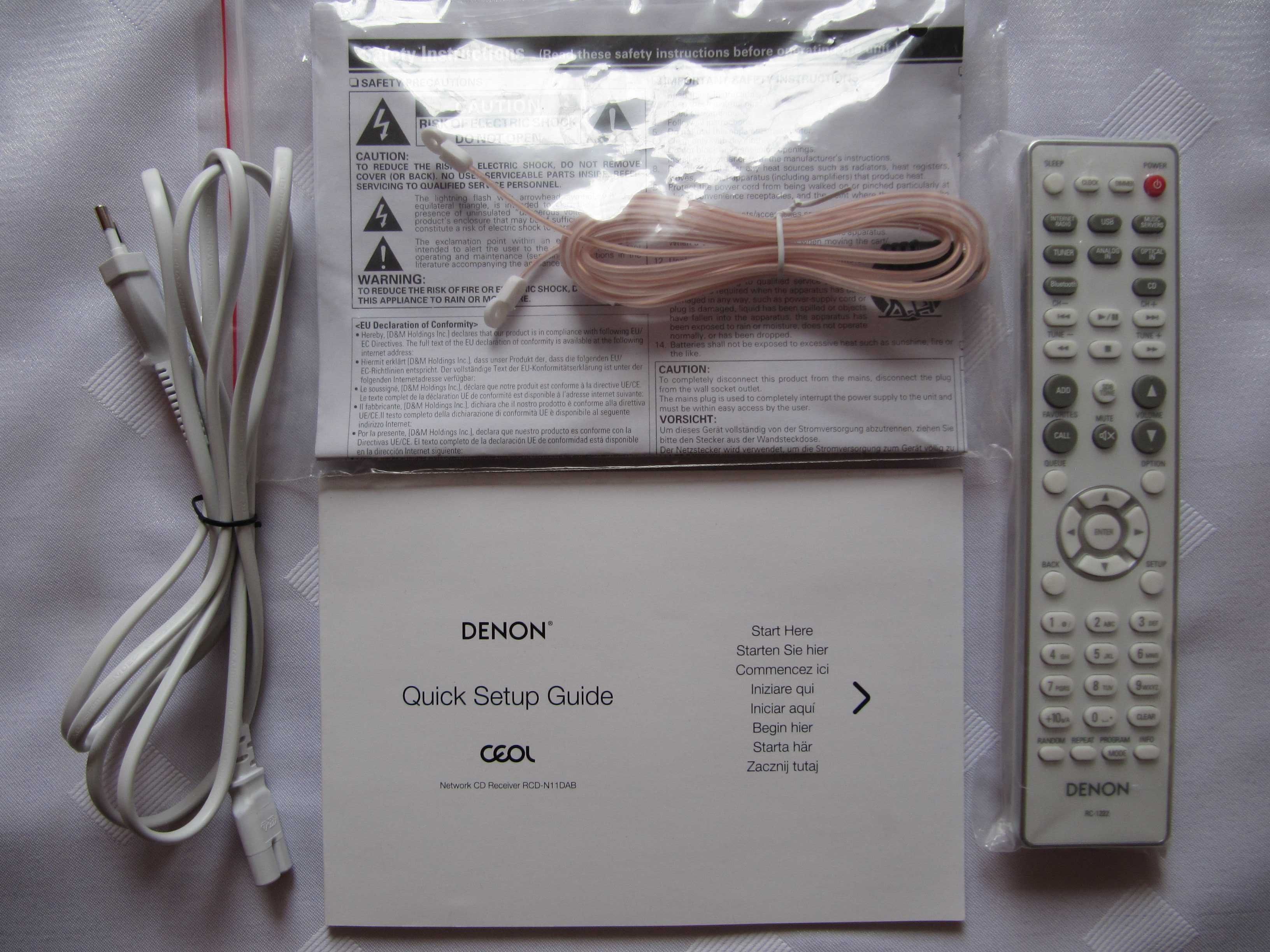 Denon Ceol RCD-N11-DAB – idealny stan i piękny dźwięk